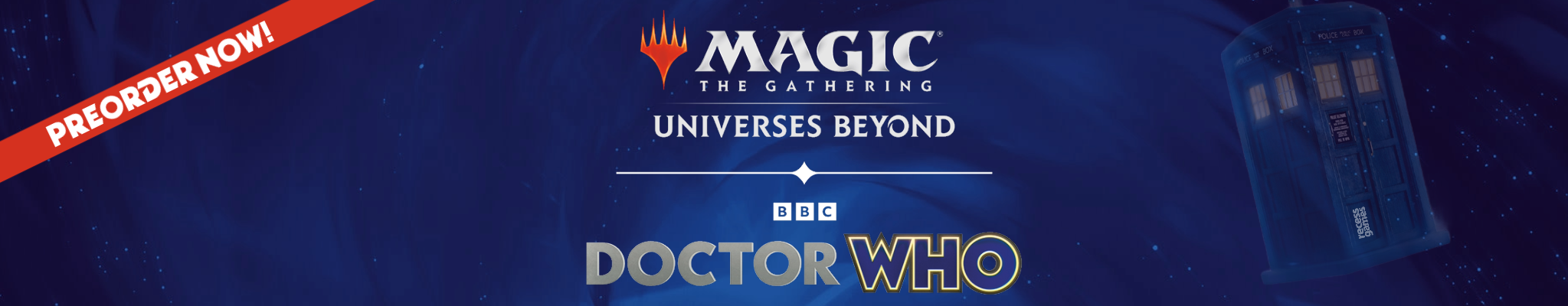 Doctor Who PreOrder Banner